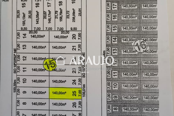 Terreno à venda - 140m² - Jardim Colina Verde, Umuarama-PR
