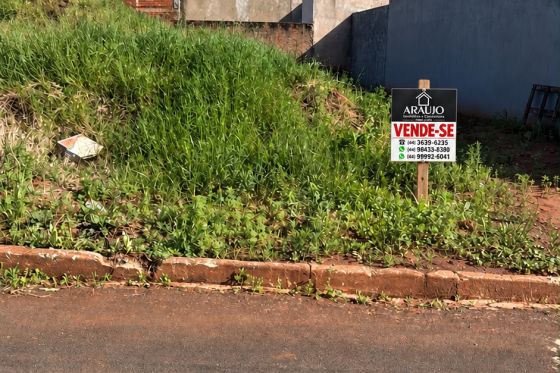 Terreno à venda - 150.22m² - Parque Residencial Tokio, Umuarama-PR