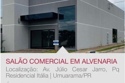 Salão Comercial 167m Umuarama-PR 110